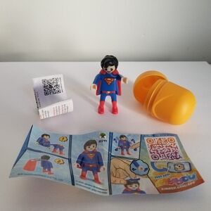 2/$12 Superman Kinder Egg Surprise Playmobil DC Figure